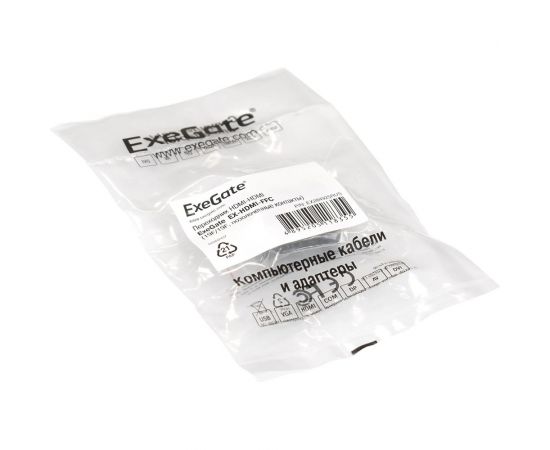 Переходник ExeGate HDMI-HDMI EX-HDMI-FFC 19F 19F, позолоченные контакты 284925 – изображение 3