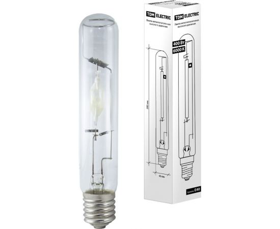 Металлогалогенная лампа TDM ДРИ 400 6000 К Е40 SQ0325-0018 – изображение 3