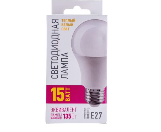 Лампа ОНЛАЙТ 82 920 OLL-A60-15-230-2.7K-E27-PROMO 82920 – изображение 4