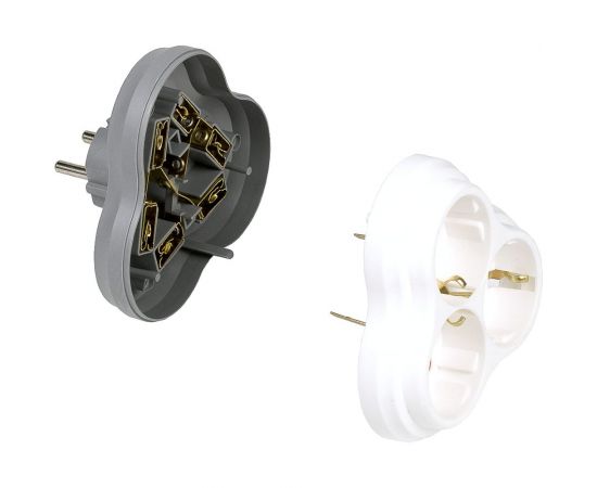 Электрический разветвитель на 3 розетки Alfa 40100009 – изображение 4