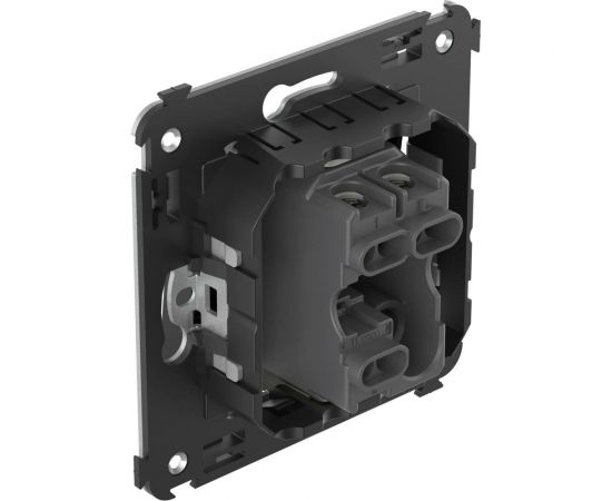 Одноклавишный выключатель в стену DKC, Avanti, черный квадрат 4402103 – изображение 4