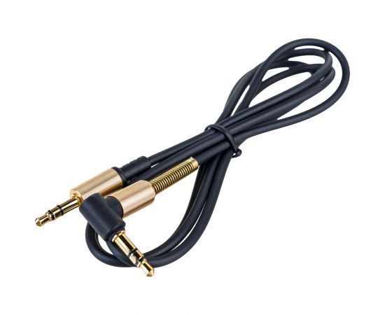 Аудио кабель Hoco UPA02, джек 3.5, угловой 1м, черный, 6957531025665 – изображение 4