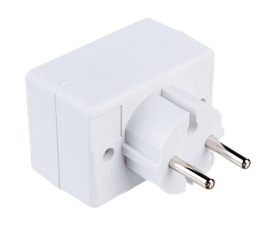 Блок на 3 гнезда TDM 2П 2,5 А 250 B под плоскую вилку белый SQ1806-0205 – изображение 4