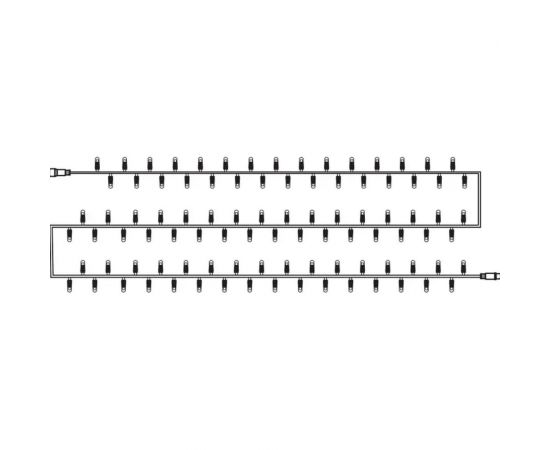 Светодиодная гирлянда NEON-NIGHT Нить 10м 100 LED, тёплый-белый, без комплекта подключения 305-156 – изображение 5