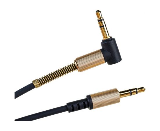 Аудио кабель Hoco UPA02, джек 3.5, угловой 1м, черный, 6957531025665 – изображение 5