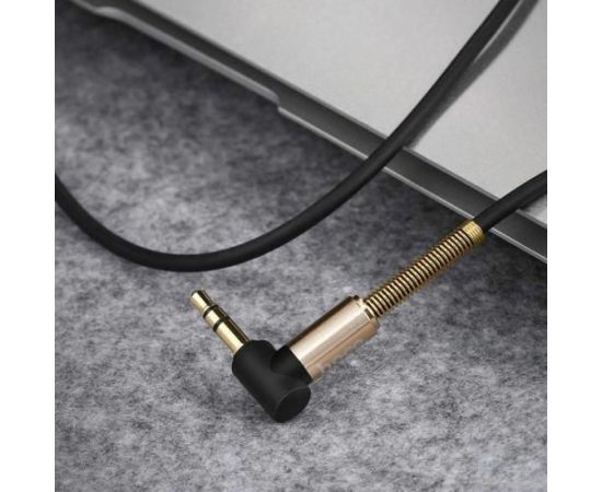 Аудио кабель Hoco UPA02, джек 3.5, угловой 1м, черный, 6957531025665 – изображение 6