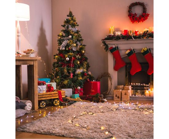 Линейная гирлянда FERON CL06, 200LED, желтый, 20м+3м, IP20, 12W, 32314 – изображение 6