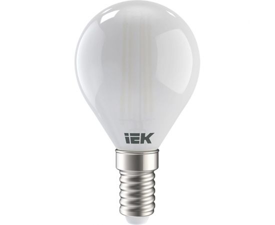 Лампа IEK серия 360 LED, G45, шар, матовая, 7вт, 230В, 3000К, E14 LLF-G45-7-230-30-E14-FR 