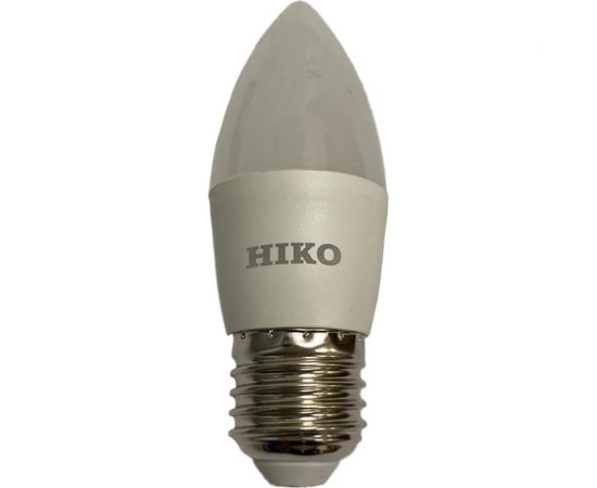 Светодиодная лампа HIKO C37, 7W, 4000K, E27, свеча, QH08 600132527 