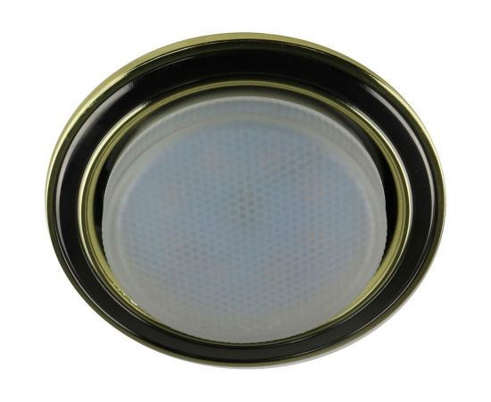 Встраиваемый светильник De Fran GX53 метал черный/золото, FT 9115 BKG 