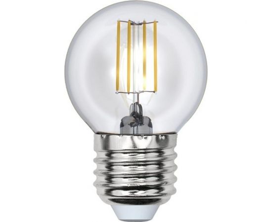 Светодиодная лампа Uniel LED-G45-6W/WW/E27/CL PLS02WH UL-00000196 