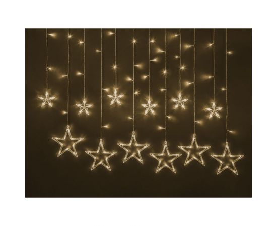 Гирлянда Navigator 93 679 ngf-d025-02 бахрома, звезды, ww, 138, 2.5x0.6м, ip20, tr 93679 