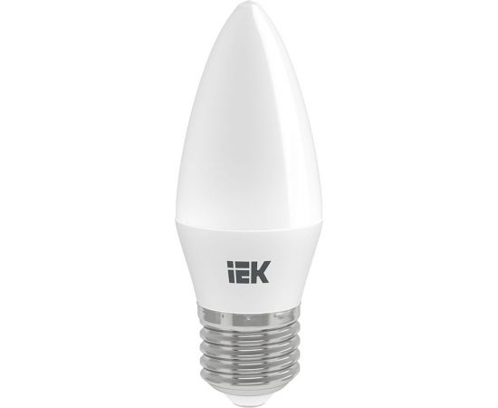 Лампа IEK LED, C35, свеча, 9вт, 230В, 4000К, E27 LLE-C35-9-230-40-E27 