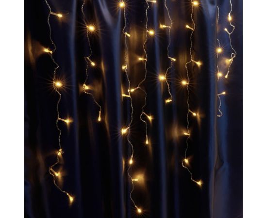 Светодиодная гирлянда FERON CL22 бахрома 4.5x0.7м + 3м, 230V, желтый, с питанием от сети 41632 