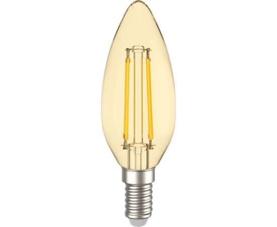 Лампа IEK серия 360 LED, C35, свеча, золото, 7вт, 230В, 2700К, E14 LLF-C35-7-230-30-E14-CLG 