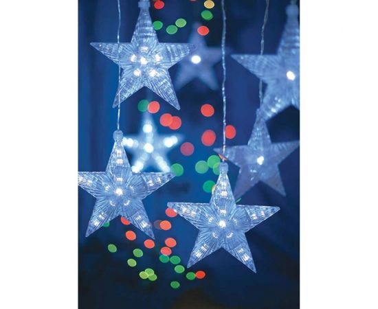Электрогирлянда GLOS 6 сверкающих звезд, 156 LED GL7009 