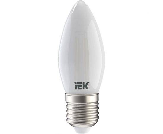 Лампа IEK серия 360, LED, C35, свеча, матовая, 7вт, 230В, 3000К, E27 LLF-C35-7-230-30-E27-FR 