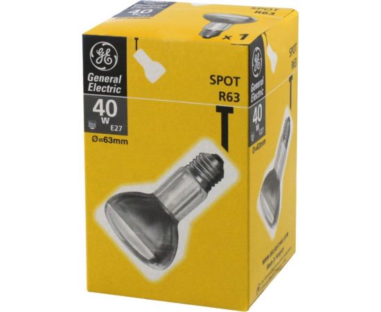 Рефлекторная лампа General Electric GE 40R63/E27-40 84799 – изображение 2