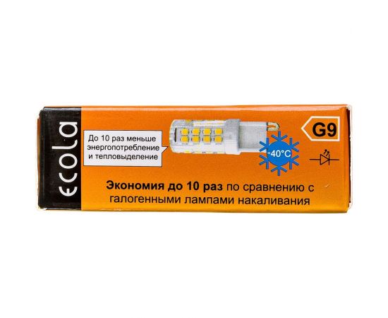 Светодиодная лампа Ecola G9 LED 5,0W Corn Micro 220V 2800K 320 50x16 G9RW50ELC – изображение 2