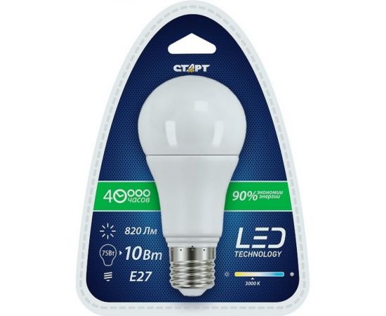 Светодиодная лампа СТАРТ LEDGLSE27 10W30 – изображение 2
