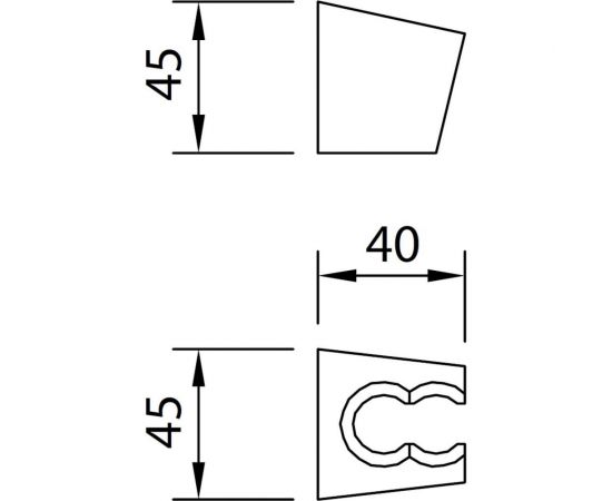 Держатель ручного душа CLEVER FIJO S12 98343 – изображение 2