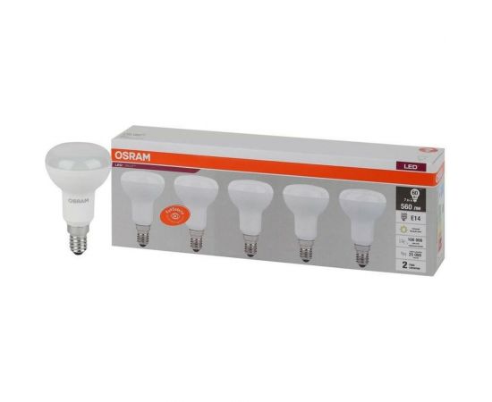 Светодиодная лампа Osram LVR60 7SW/830 230V E14 2X5 4058075583931 – изображение 2