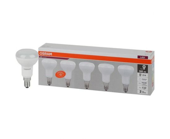 Светодиодная лампа Osram LVR60 7SW/840 230V E14 2X5 4058075583962 – изображение 2
