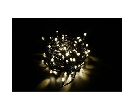 Электрогирлянда GLOS Нить, 10 м, 96 сверхъярких теплых белых светодиодов GL1015-WW-T – изображение 3