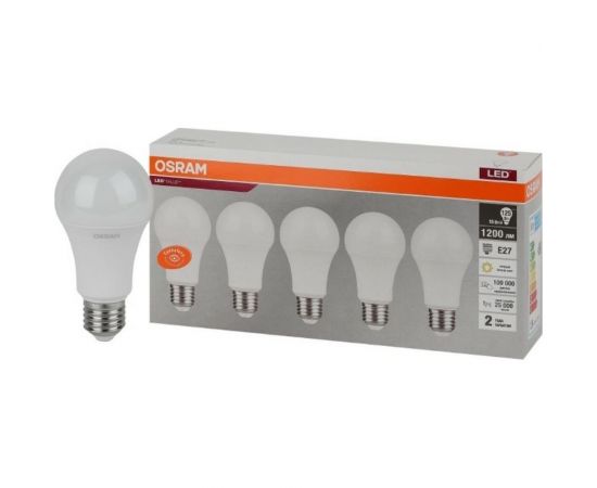 Светодиодная лампа Osram LVCLA125 15SW/830 230V E27 2X5 RU 4058075577800 – изображение 3