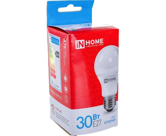 Светодиодная лампа IN HOME LED-A70-VC 30Вт 230В Е27 6500К 2700Лм 4690612024165 – изображение 3