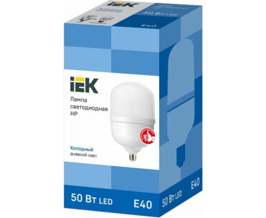 Светодиодная лампа IEK HP, 230В, E40, 6500К, 50Вт LLE-HP-50-230-65-E40 – изображение 3