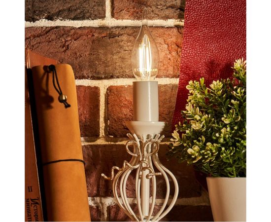 Филаментная лампа REXANT Свеча на ветру CN37 7.5 Вт 4000K E14 диммируемая 604-106 – изображение 3