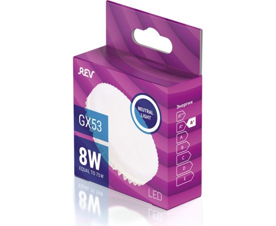 Светодиодная лампа REV, GX53, 8W, 4000К 32566 6 – изображение 3