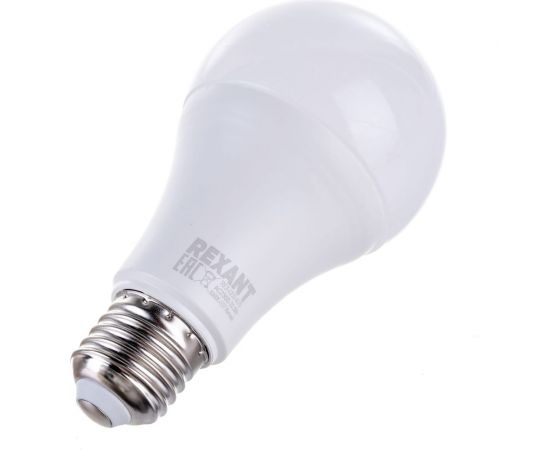 Светодиодная лампа REXANT 3 шт Груша A60 20.5 Вт E27 6500 K холодный свет 604-201-3 – изображение 4