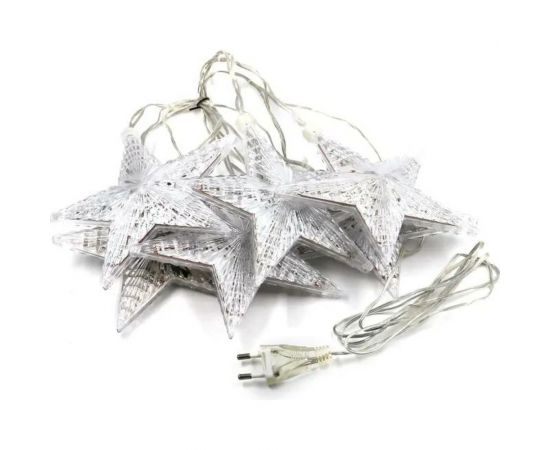 Электрогирлянда GLOS 6 сверкающих звезд, 156 LED GL7009 – изображение 4