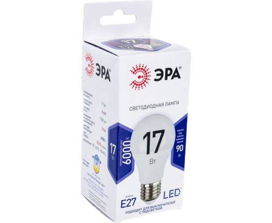 Светодиодная лампа ЭРА LED A60-17W-860-E27 Б0031701 – изображение 4