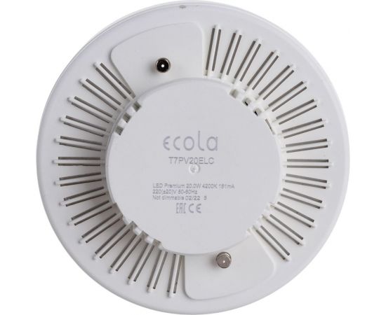 Светодиодная лампа Ecola GX70 LED Premium 20,0W Tablet 220V 4200K матовое стекло композит 111x42 T7PV20ELC – изображение 4