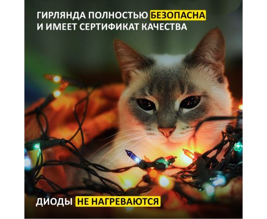 Гирлянда NEON-NIGHT Роса 2м, 20 диодов, USB, цвет RGB 315-959 – изображение 4