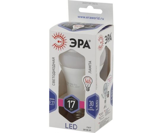 Светодиодная лампа ЭРА LED A60-17W-860-E27 Б0031701 – изображение 5