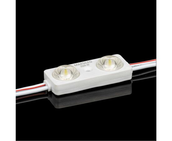 Светодиодный модуль MAKSILED 0.96Вт, 12В, IP67, SMD2835 2LED, 160лм, холодный белый, 20 шт./упаковка ML-M2SM-L-2835-W – изображение 5