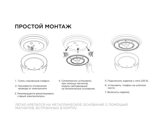 Светодиодный модуль со встроенным драйвером APEYRON 02-34 – изображение 6