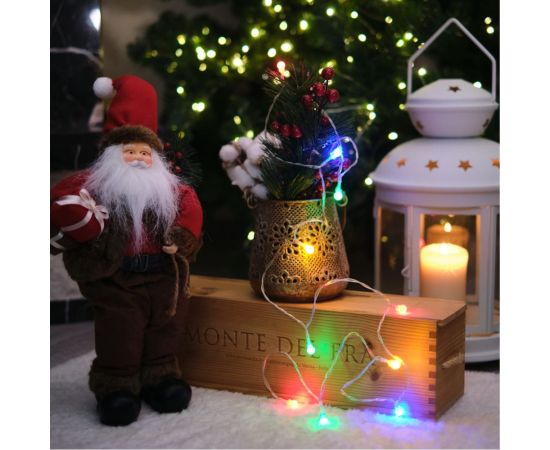 Светодиодная гирлянда NEON-NIGHT Шарики 1.5м, 10LED, цвет свечения мультиколор, 2хАА 303-092 – изображение 7