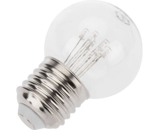 Светодиодная лампа-шар NEON-NIGHT для украшения диаметр 45 мм, цоколь e27, 6 LED, 1 Вт желтая 405-121 – изображение 8