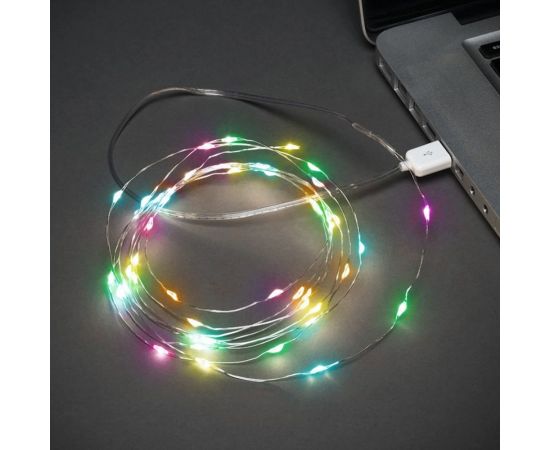 Гирлянда NEON-NIGHT Роса 2м, 20 диодов, USB, цвет RGB 315-959 – изображение 9