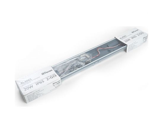 Линейный светильник для светодиодной лампы типа Т8 FERON цоколь 2xG13, AL4065, 48194 – изображение 9