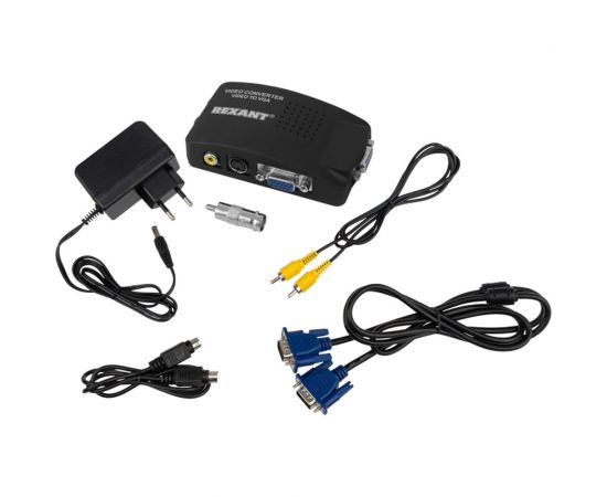 Конвертер REXANT BNC и S-video на VGA 1080р 17-6910 – изображение 10