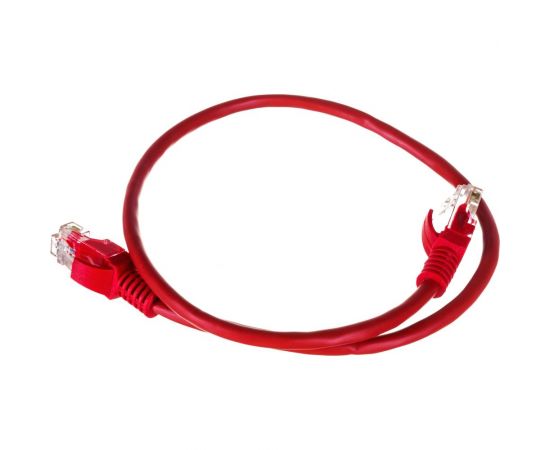 Патч-корд ExeGate UTP-RJ45-RJ45-5e-0,5M-RD, UTP, cat.5e, 0.5м, красный 258384 