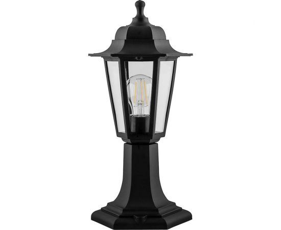 Садово-парковый светильник FERON, 60W 230V E27 черный, НТУ 06-60-001, 32273 