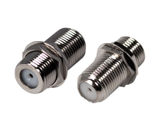 Антенный переходник REXANT RG-6, SAT, гнездо F - гнездо F, бочка 06-0020-A 