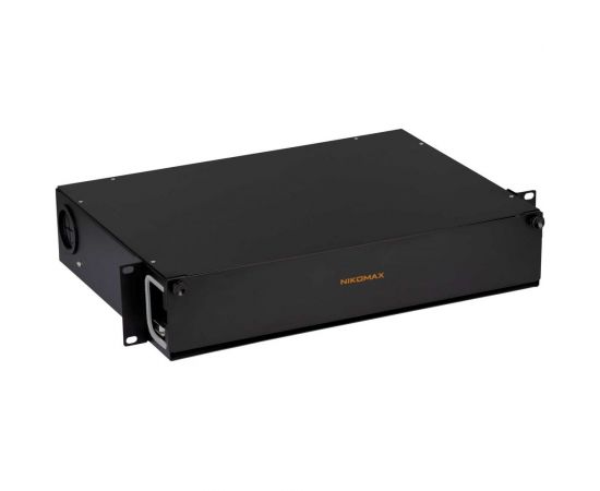 Оптический органайзер NIKOMAX 19"", 2U, металлический, NMC-OKFP-SL-2U-BK 